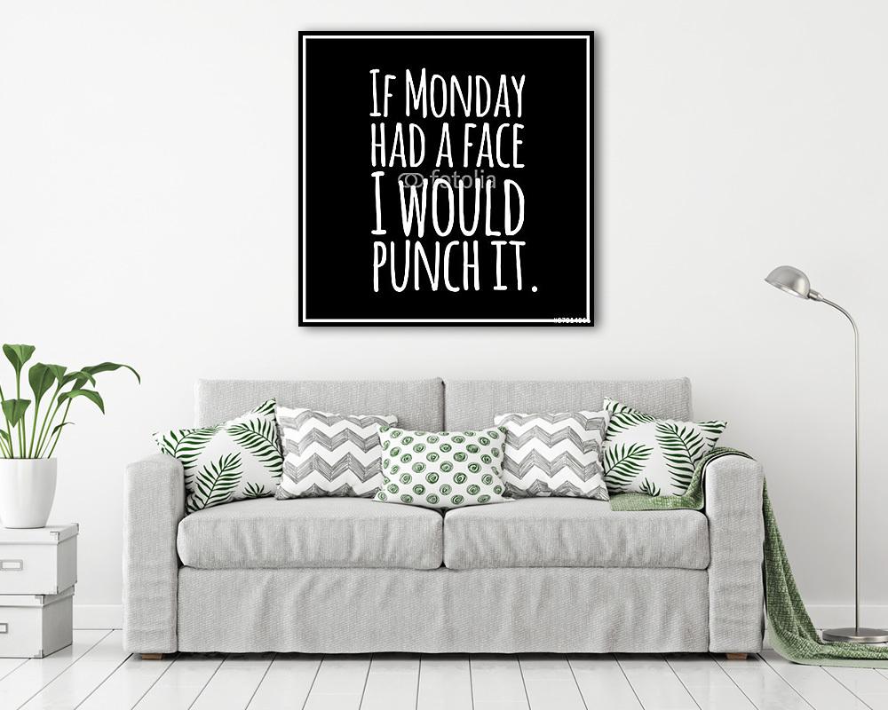 Funny, retro, vector quote. (keretezett kép) - vászonkép, falikép otthonra és irodába