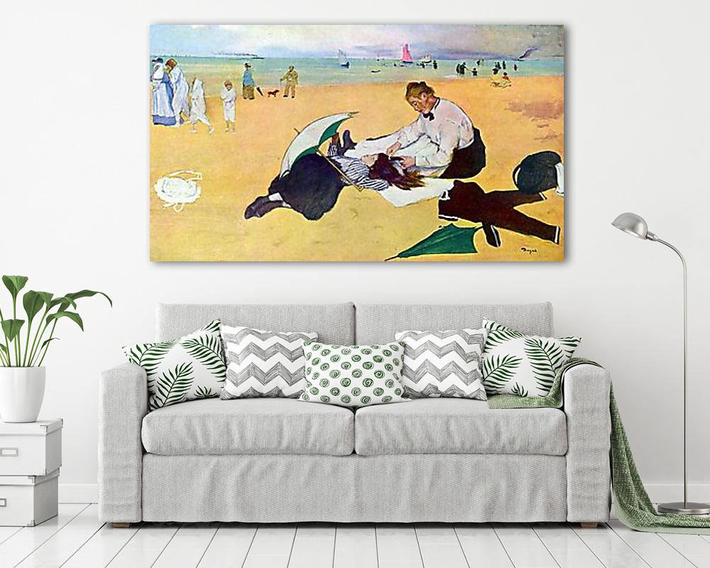 Kislány a tengerparton - vászonkép, falikép vásárlás Kislány a tengerparton (vászonkép) - vászonkép, falikép otthonra és irodába