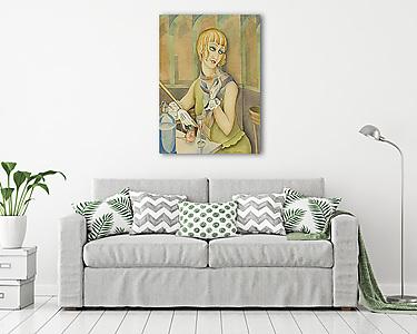 Lili Elbe portréja - vászonkép, falikép otthonra és irodába