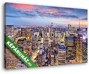 New York City skyline, USA - vászonkép 3D látványterv