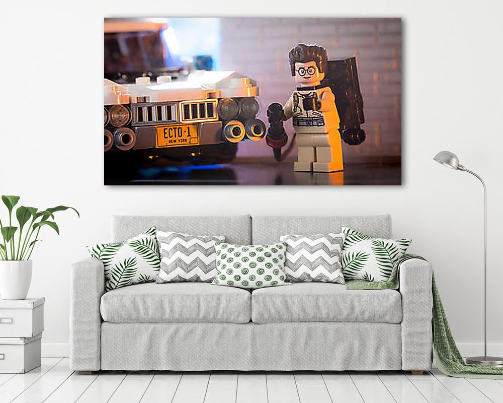 LEGO Characters - Ghostbusters (keretezett kép) - vászonkép, falikép otthonra és irodába