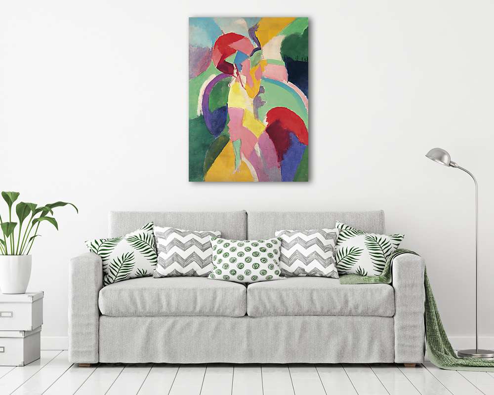 Nő esernyővel (fotótapéta) - vászonkép, falikép otthonra és irodába