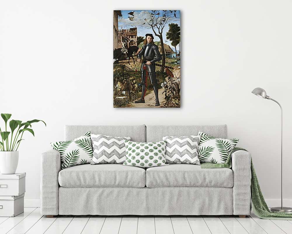 Ifjú lovag (vászonkép) - vászonkép, falikép otthonra és irodába