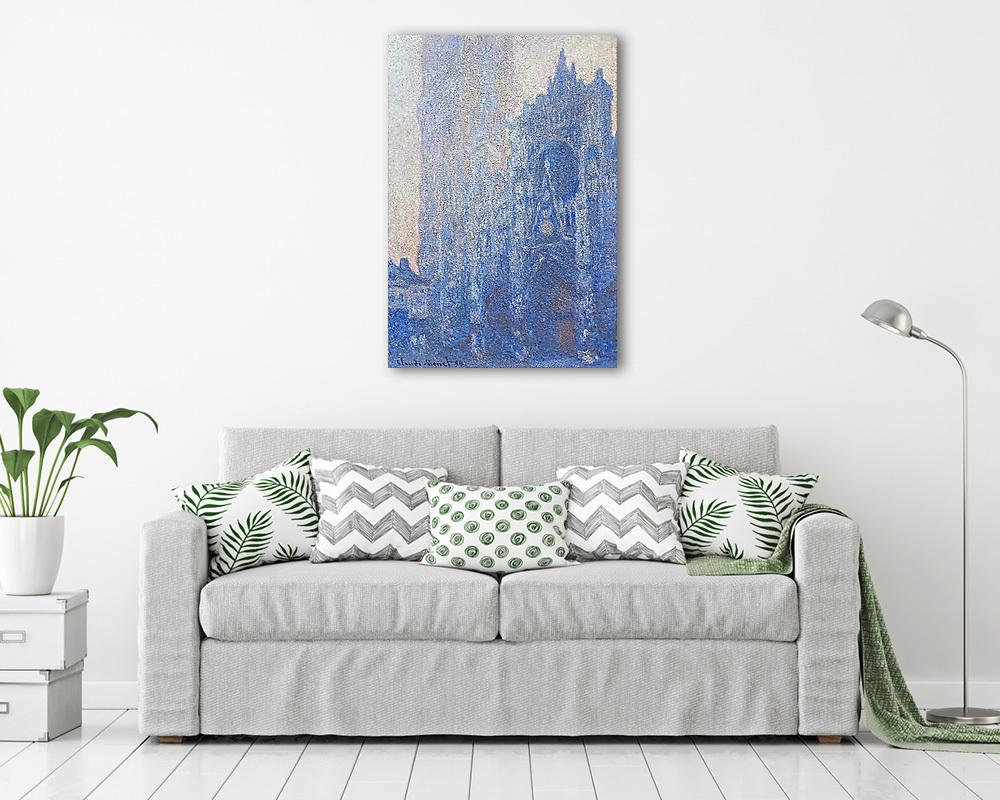 A Rouen-i katedrális, reggel (1894) - vászonkép, falikép vásárlás A Rouen-i katedrális, reggel (1894) (vászonkép) - vászonkép, falikép otthonra és irodába