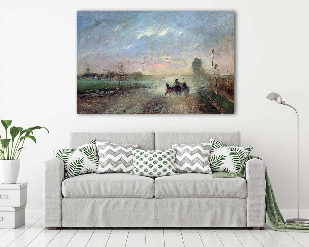 Poros út (színjavított) (többrészes kép) - vászonkép, falikép otthonra és irodába