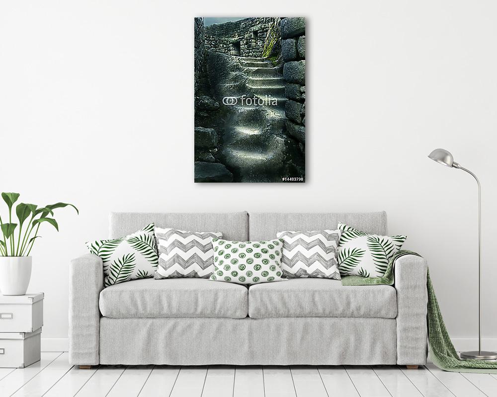 Létra Machu Pichu (vászonkép) - vászonkép, falikép otthonra és irodába