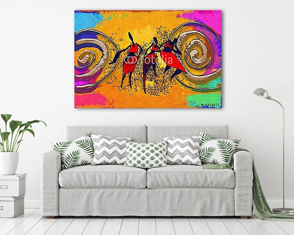 Afrika retro vintage stílusban - vászonkép, falikép vásárlás Afrika retro vintage stílusban (vászonkép) - vászonkép, falikép otthonra és irodába