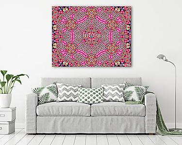 Love flowers mandala (vászonkép) - vászonkép, falikép otthonra és irodába
