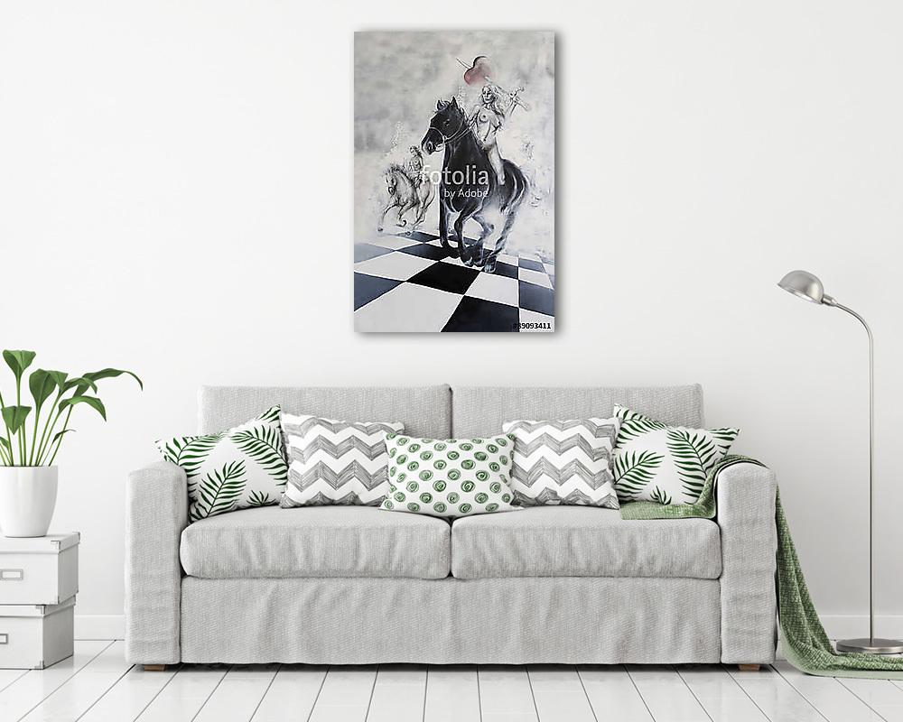 Versengés festmény (vászonkép) - vászonkép, falikép otthonra és irodába