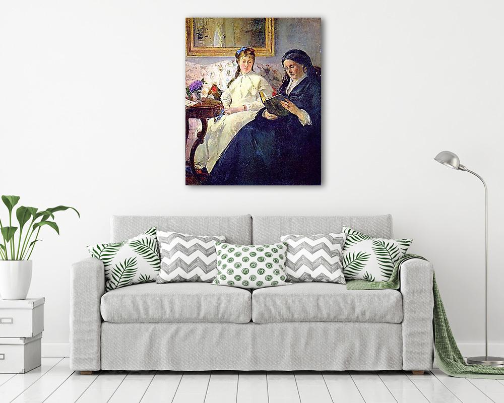 A művész anyja és lánya (fotótapéta) - vászonkép, falikép otthonra és irodába