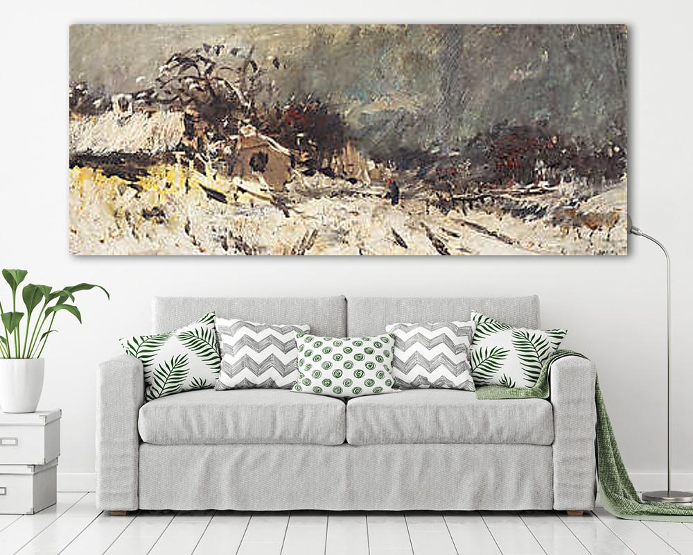 Téli vihar - vászonkép, falikép vásárlás Téli vihar (keretezett kép) - vászonkép, falikép otthonra és irodába