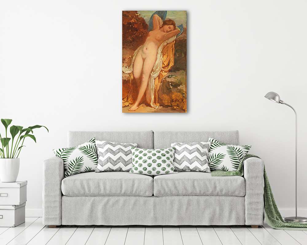 Női akt (bögre) - vászonkép, falikép otthonra és irodába