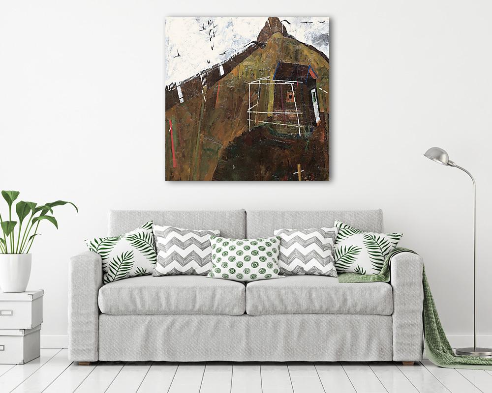 Tájkép hollókkal - vászonkép, falikép vásárlás Tájkép hollókkal (fotótapéta) - vászonkép, falikép otthonra és irodába