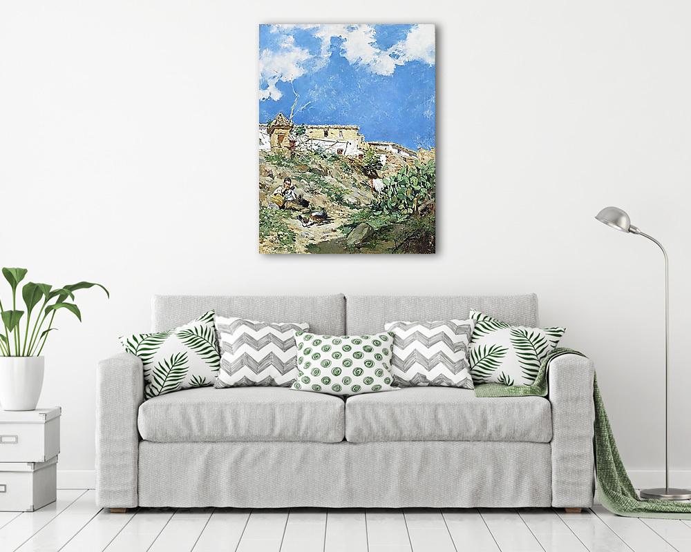 Sagunto-i látkép (vászonkép) - vászonkép, falikép otthonra és irodába