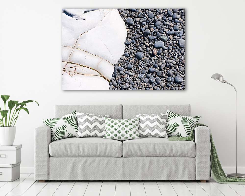 Kavicsok, kövek (vászonkép) - vászonkép, falikép otthonra és irodába