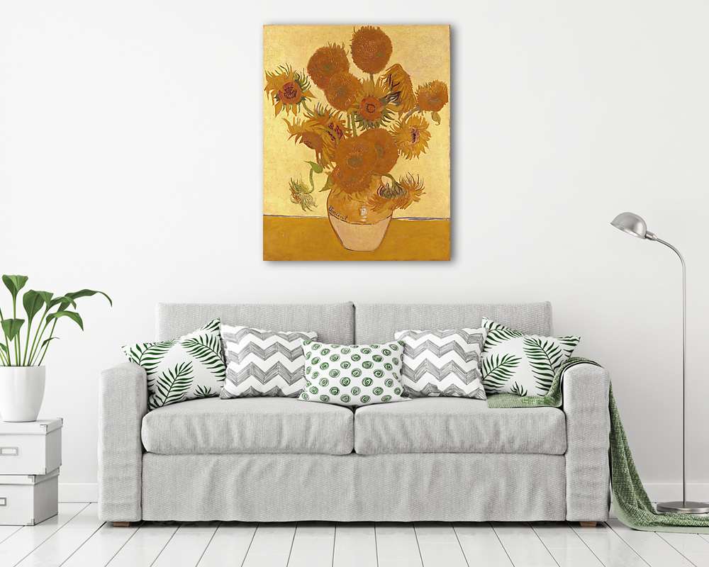 Napraforgók - vászonkép, falikép vásárlás Napraforgók (fotótapéta) - vászonkép, falikép otthonra és irodába