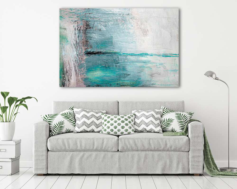 Absztrakt modern textúra (olajfestmény reprodukció) (fotótapéta) - vászonkép, falikép otthonra és irodába