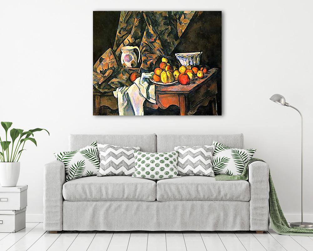 Csendélet almával és barackkal - vászonkép, falikép vásárlás Csendélet almával és barackkal (keretezett kép) - vászonkép, falikép otthonra és irodába