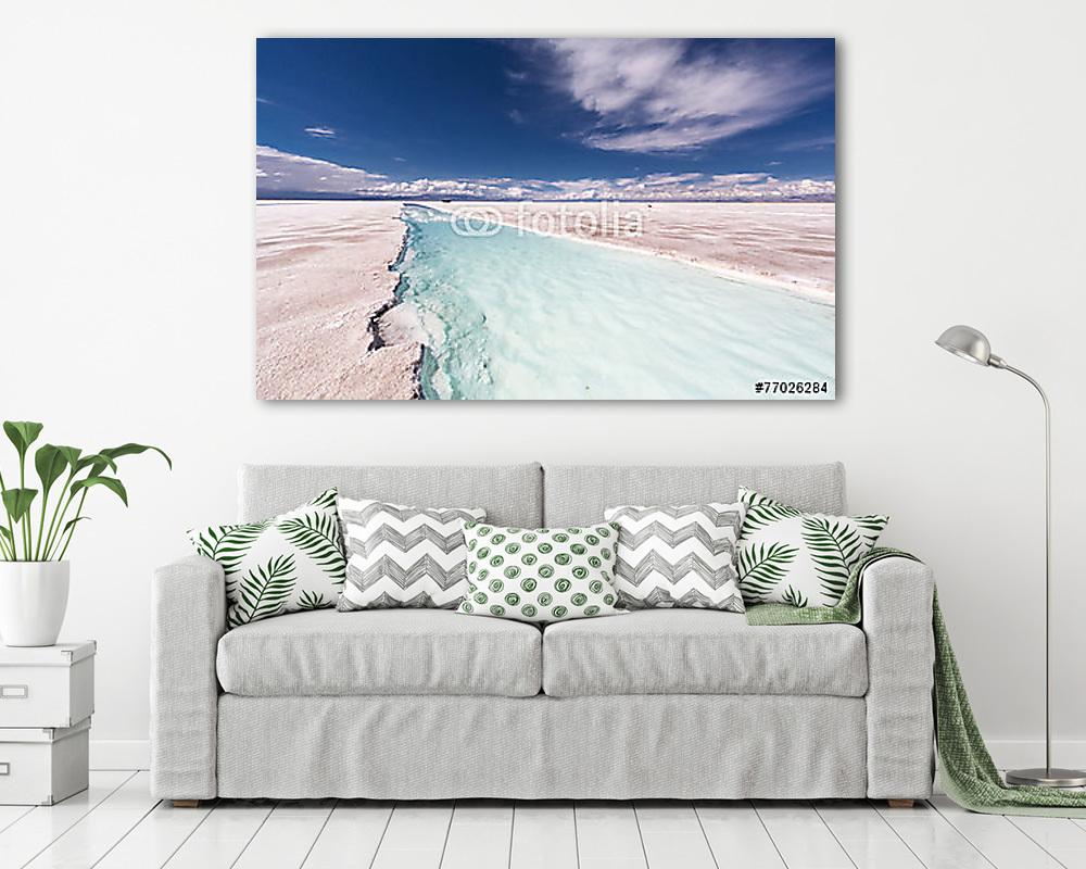 Salinas Grandes. Sótermelés (többrészes kép) - vászonkép, falikép otthonra és irodába