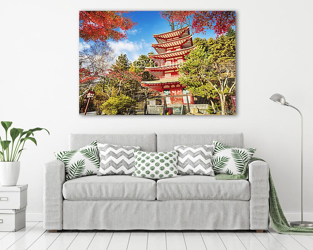 Mt. Fuji bukó színekkel Japánban - vászonkép, falikép vásárlás Mt. Fuji bukó színekkel Japánban (vászonkép) - vászonkép, falikép otthonra és irodába