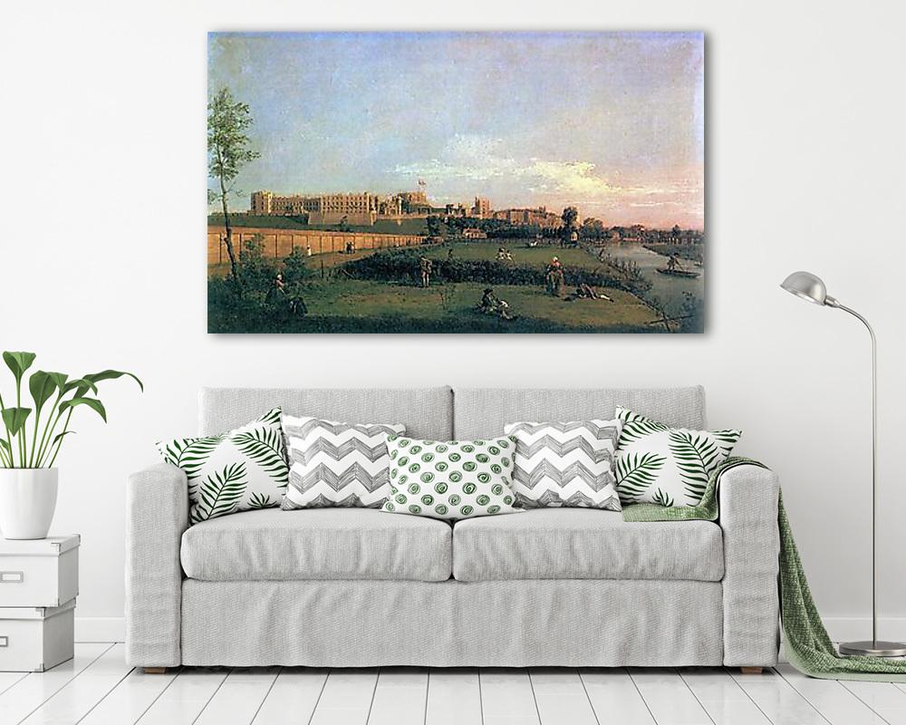 A Windsor-i Kastély - vászonkép, falikép vásárlás A Windsor-i Kastély (többrészes kép) - vászonkép, falikép otthonra és irodába