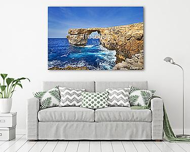 Az Azure Window a Gozo-szigeten, Málta (vászonkép) - vászonkép, falikép otthonra és irodába