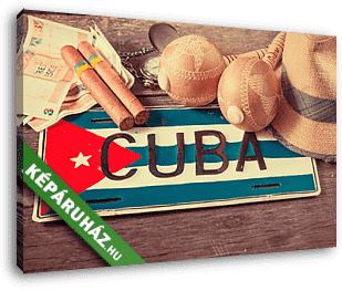Kubai emlék - vászonkép 3D látványterv