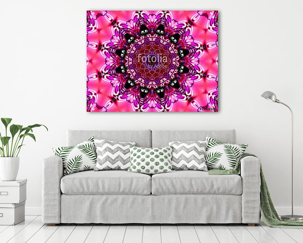 pretty pink meditation mandala - vászonkép, falikép vásárlás pretty pink meditation mandala (vászonkép) - vászonkép, falikép otthonra és irodába