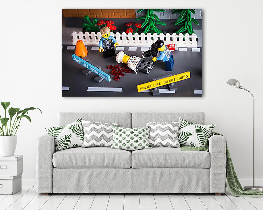 LEGO City - CSI Helyszínelés (vászonkép) - vászonkép, falikép otthonra és irodába