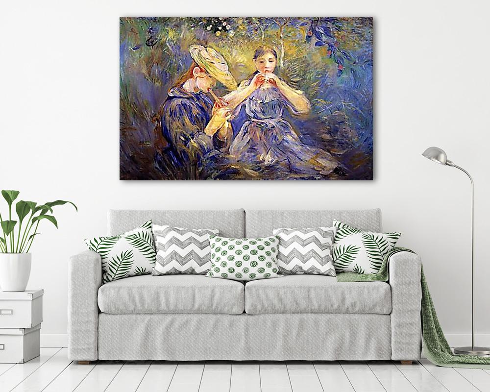 Furulyán játszó lányok - vászonkép, falikép vásárlás Furulyán játszó lányok (vászonkép) - vászonkép, falikép otthonra és irodába