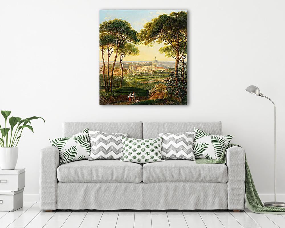 Olasz városkép (vászonkép) - vászonkép, falikép otthonra és irodába