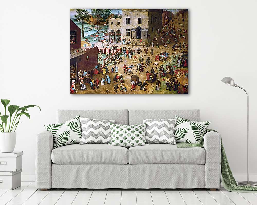 Gyermekjátékok (színverzió 1.) (poszter) - vászonkép, falikép otthonra és irodába