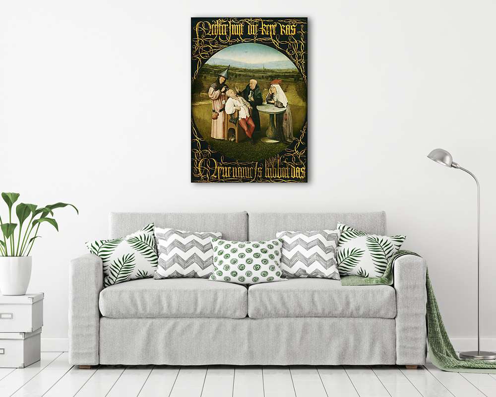 A balgaság gyógyítása (A kőmetszés) - vászonkép, falikép vásárlás A balgaság gyógyítása (A kőmetszés) (vászonkép) - vászonkép, falikép otthonra és irodába