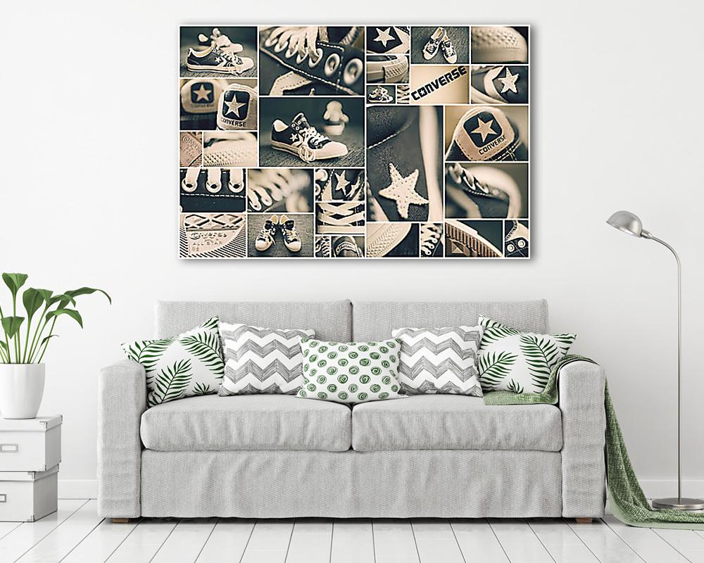 Converse tornacipők - vászonkép, falikép vásárlás Converse tornacipők (poszter) - vászonkép, falikép otthonra és irodába