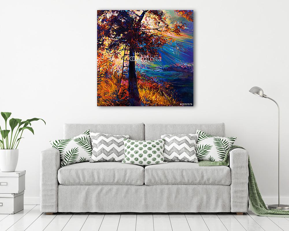 Őszi fa - vászonkép, falikép vásárlás Őszi fa (vászonkép) - vászonkép, falikép otthonra és irodába