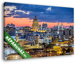 Havana, Cuba Skyline - vászonkép 3D látványterv