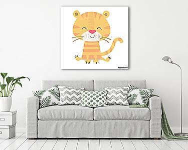 Cuki tigris (vászonkép) - vászonkép, falikép otthonra és irodába