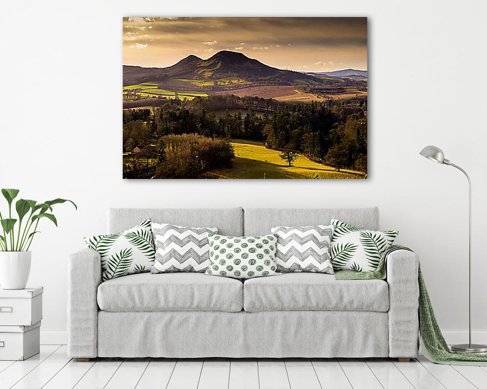 Skót felföld tájkép (vászonkép) - vászonkép, falikép otthonra és irodába