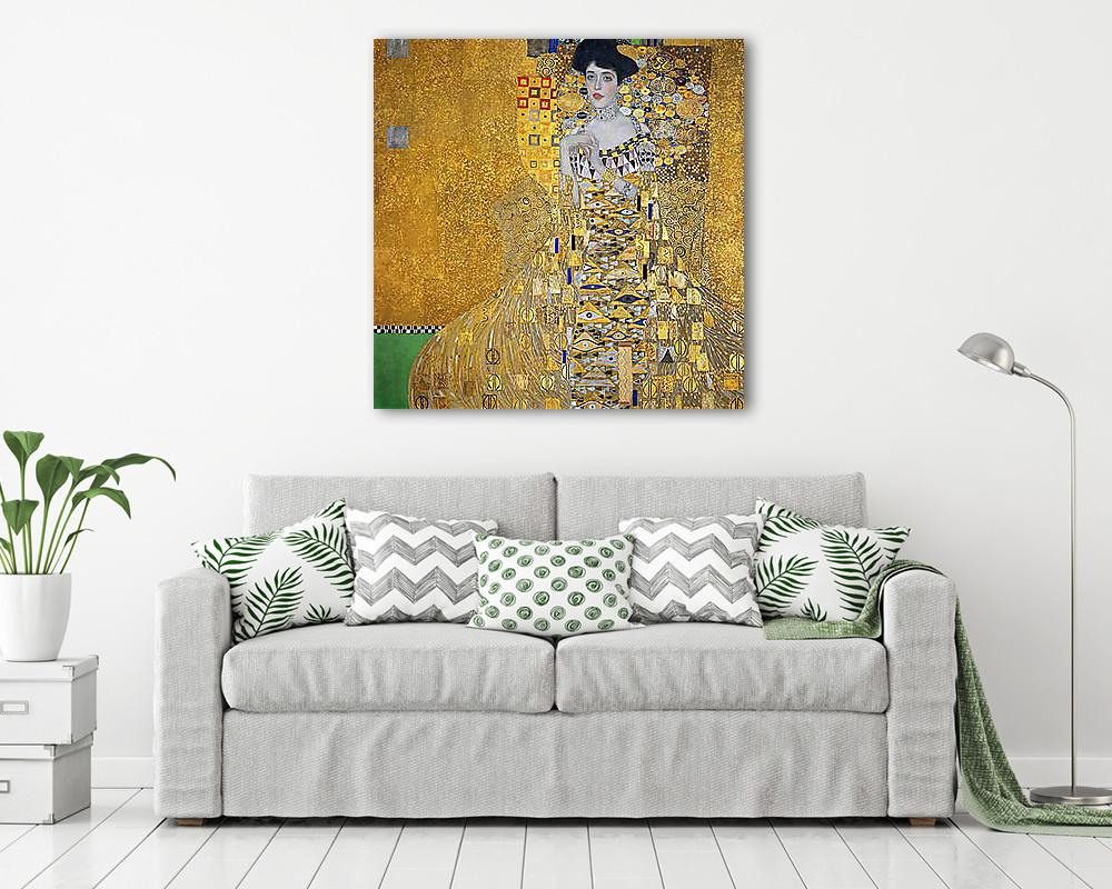 Adele Bloch portréja - színverzió 5 - vászonkép, falikép vásárlás Adele Bloch portréja - színverzió 5 (poszter) - vászonkép, falikép otthonra és irodába