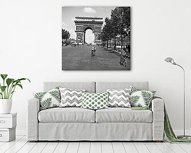 Párizs a Diadalív a Champs Élysées-ről nézve (1938) (vászonkép) - vászonkép, falikép otthonra és irodába