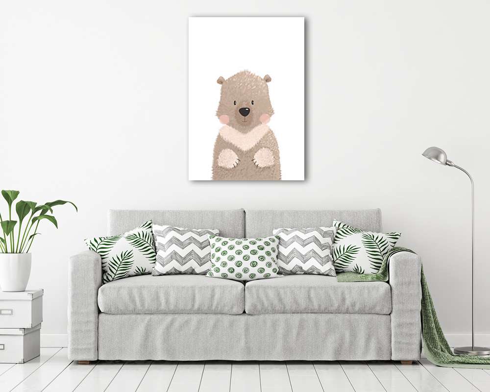 Bátor barátok - Maci (vászonkép) - vászonkép, falikép otthonra és irodába