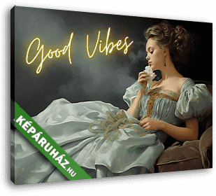 Good vibes 1. (Barokk & Graffiti) - vászonkép 3D látványterv