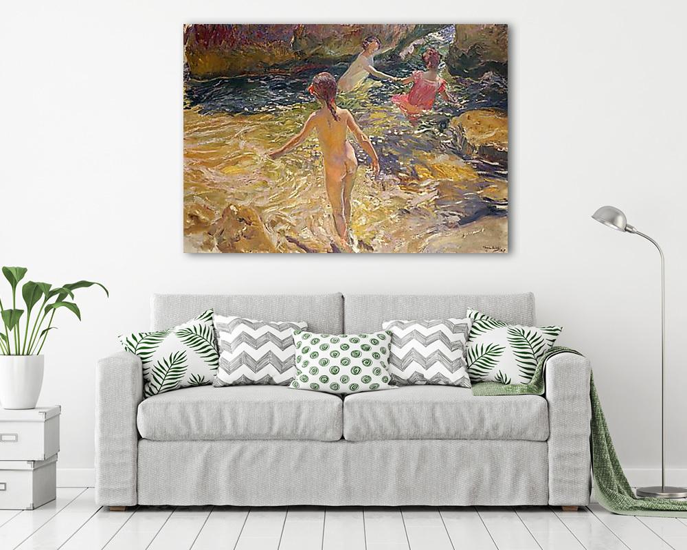 Fürdőzők (1905) (fotótapéta) - vászonkép, falikép otthonra és irodába
