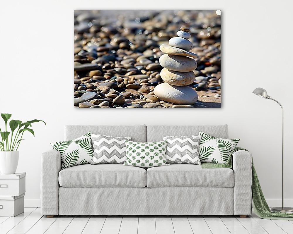 Kőtenger és kőtorony (fotótapéta) - vászonkép, falikép otthonra és irodába