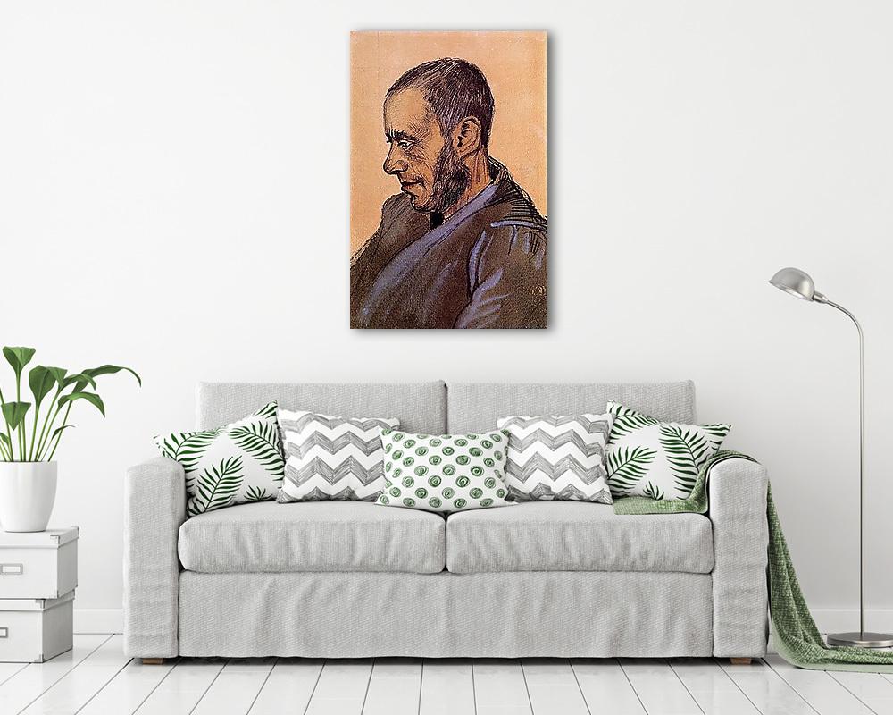 Blok könyvkereskedő portréja - vászonkép, falikép vásárlás Blok könyvkereskedő portréja (vászonkép) - vászonkép, falikép otthonra és irodába