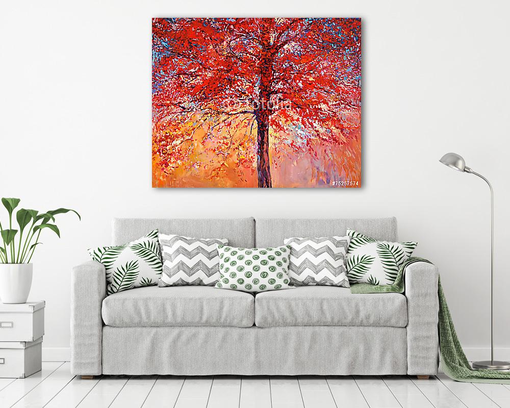 Őszi fa - vászonkép, falikép vásárlás Őszi fa (vászonkép) - vászonkép, falikép otthonra és irodába