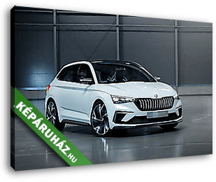 Skoda Vision RS White - vászonkép 3D látványterv