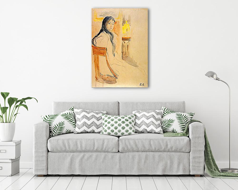 Pihenő fiatal lány - vászonkép, falikép vásárlás Pihenő fiatal lány (vászonkép) - vászonkép, falikép otthonra és irodába