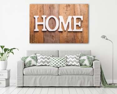 HOME - Otthon  (vászonkép) - vászonkép, falikép otthonra és irodába