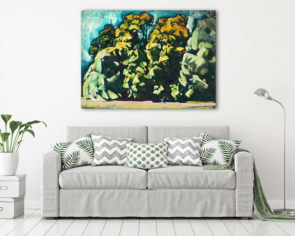 Park (bögre) - vászonkép, falikép otthonra és irodába